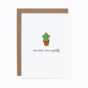 Sorry Prickly Card