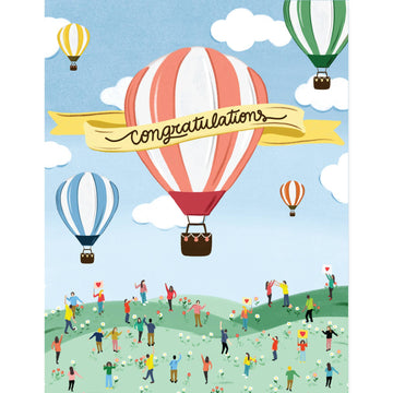 Congrats Balloons Card - 0