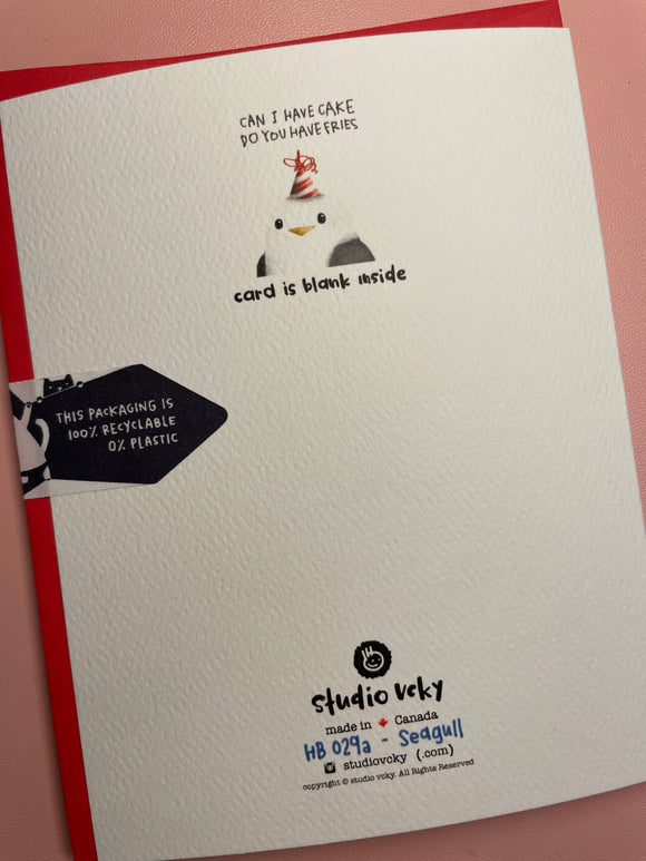 Greeting Card - Seagull