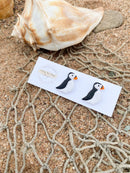 Puffin Clay Stud Earrings - newfoundland, maritimes-3