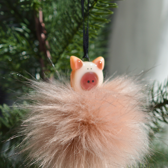 Hairy Pig Ornament