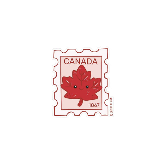 Canada Postage Stamp Vinyl Sticker