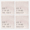 The F Word Coasters