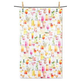 Cocktails Double Sided Kitchen Towel