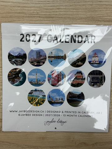 Places Of Canada 2027 Wall Calendar - 0