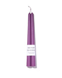 Beeswax/Soy Blend Taper Candles - Plum