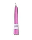 Beeswax/Soy Blend Taper Candles - Fuschia