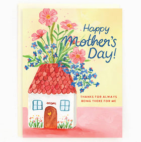 Mom Home Vase Card