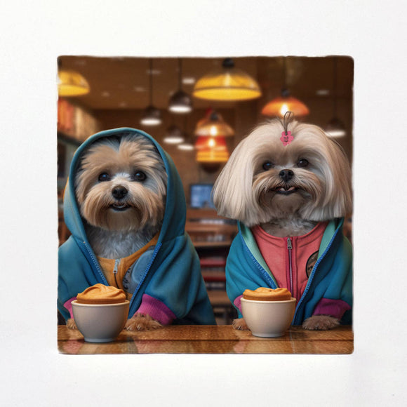 Cozy Canines With Coffee