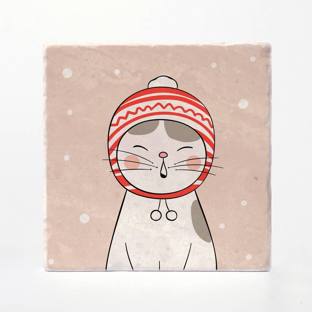 Caroling Kitties Coasters