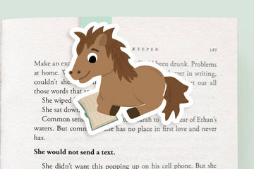 Reading Horse - Jumbo Magnetic Bookmark