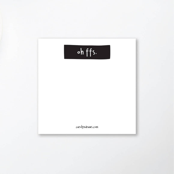 Oh FFS Post-it™ Sticky Notes