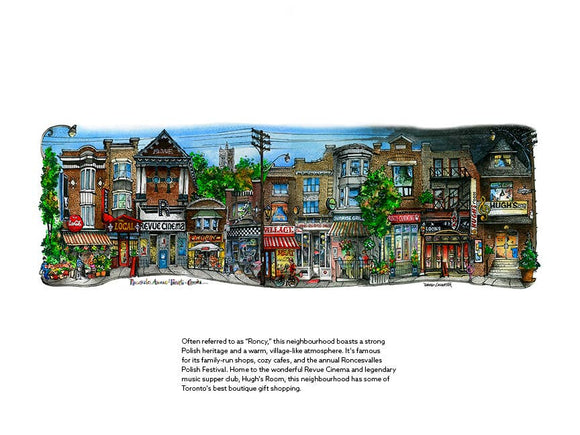 2027 Toronto Neighbourhood Calendar - 12" X 9"