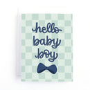 Bow Tie New Baby Boy Card-1
