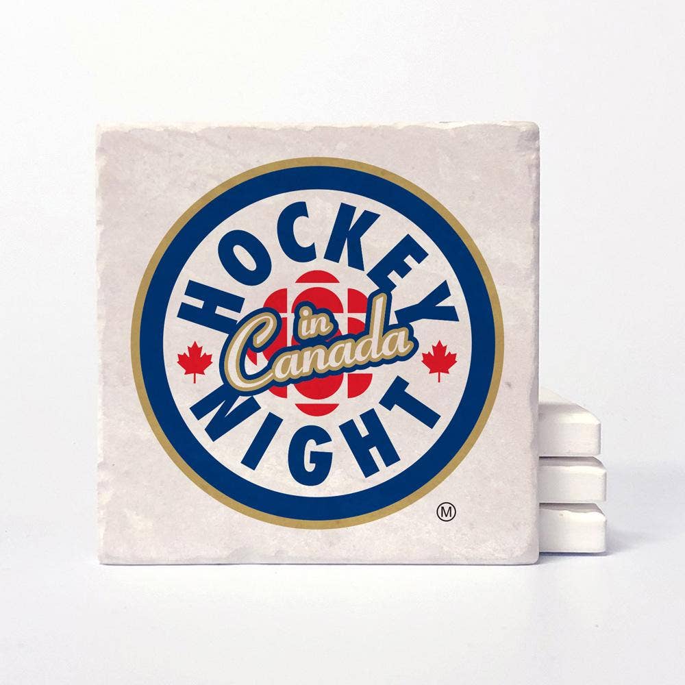 Hockey Night In Canada Current Logo Coasters