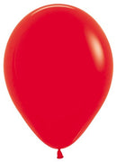 11" Inflated Latex Balloons (various colours)-5
