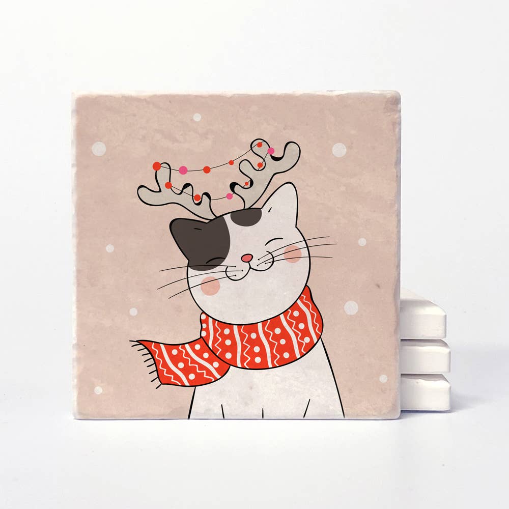 Caroling Kitties Coasters