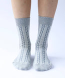 Cable Knit Dress Socks | Made in Canada | Various Colours-4
