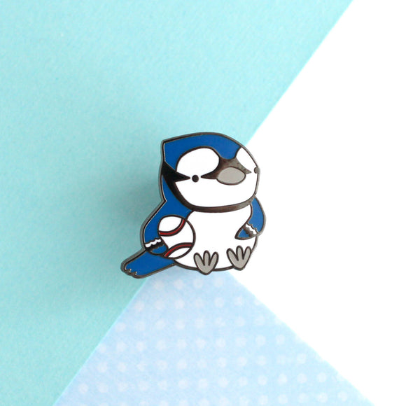 Blue Jay Bird Enamel Pin