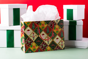 Christmas Pattern Gift Bag - 0