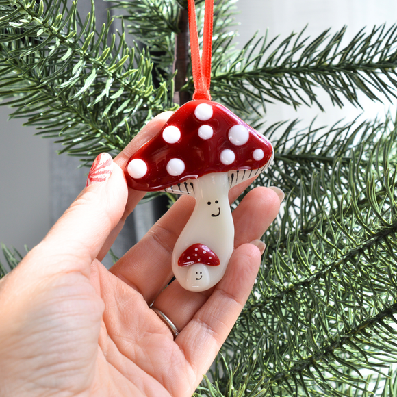 Red Mushroom Ornament
