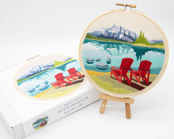 Two Jack Lake DIY Embroidery Kit