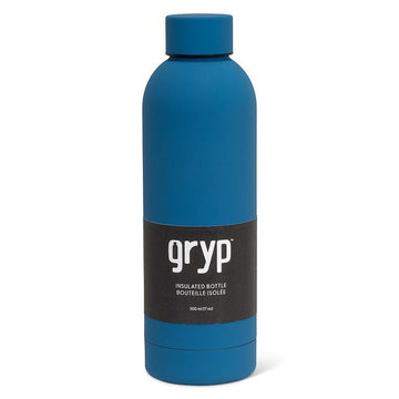 Buy blue Toronto and Junction - Engraved Soft Touch Thermal Water Bottle