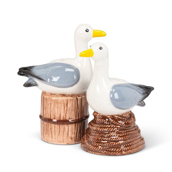 Perching Seagulls Salt & Pepper Shakers