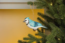 Blue Jay Carved Ornament-2
