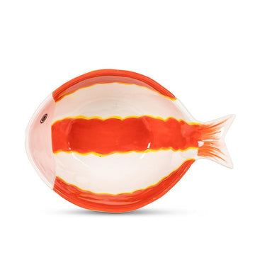 Medium Striped Fish Bowl - 0
