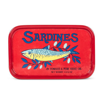 Buy red Sardine Rectangle Plate