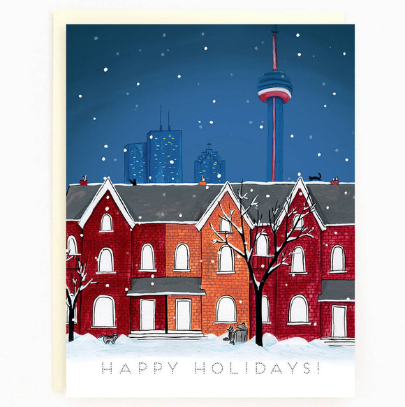 Assorted Box Of 8 'Toronto Classic Holiday' Greeting Cards