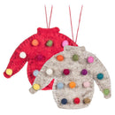 Sweater With Pompoms Ornament-1