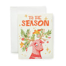 Festive Reindeer with Decorations - Illustrated Holiday Card-1