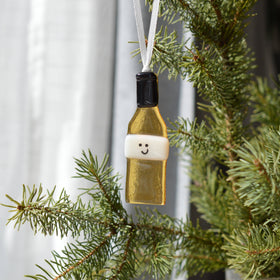 Wine Bottle Glass Decoration - 0