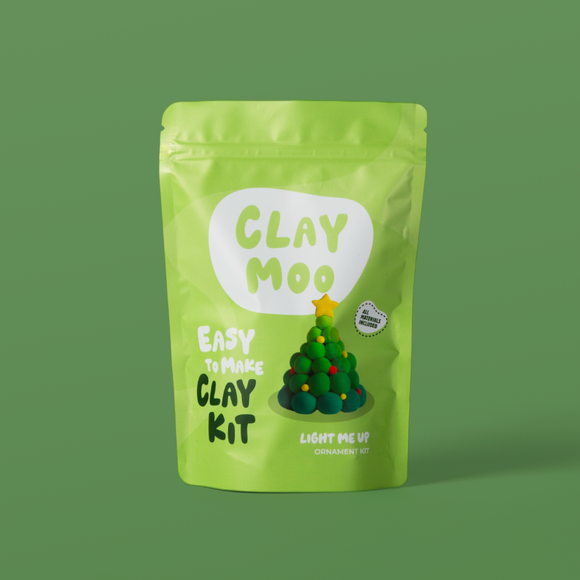 Xmas Tree Ornament Clay Crafting Kit