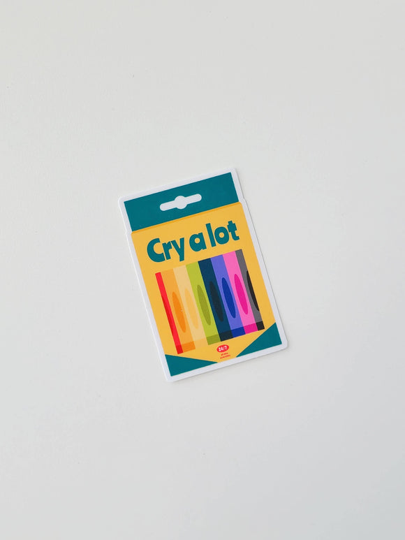 Cry A Lot Sticker
