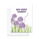 With Deepest Sympathy - Greeting Card-1