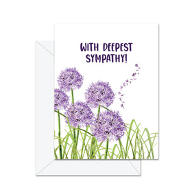 With Deepest Sympathy - Greeting Card
