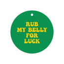 Rub My Belly For Luck Pup Charm-1
