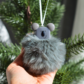 Hairy Koala Ornament - 0