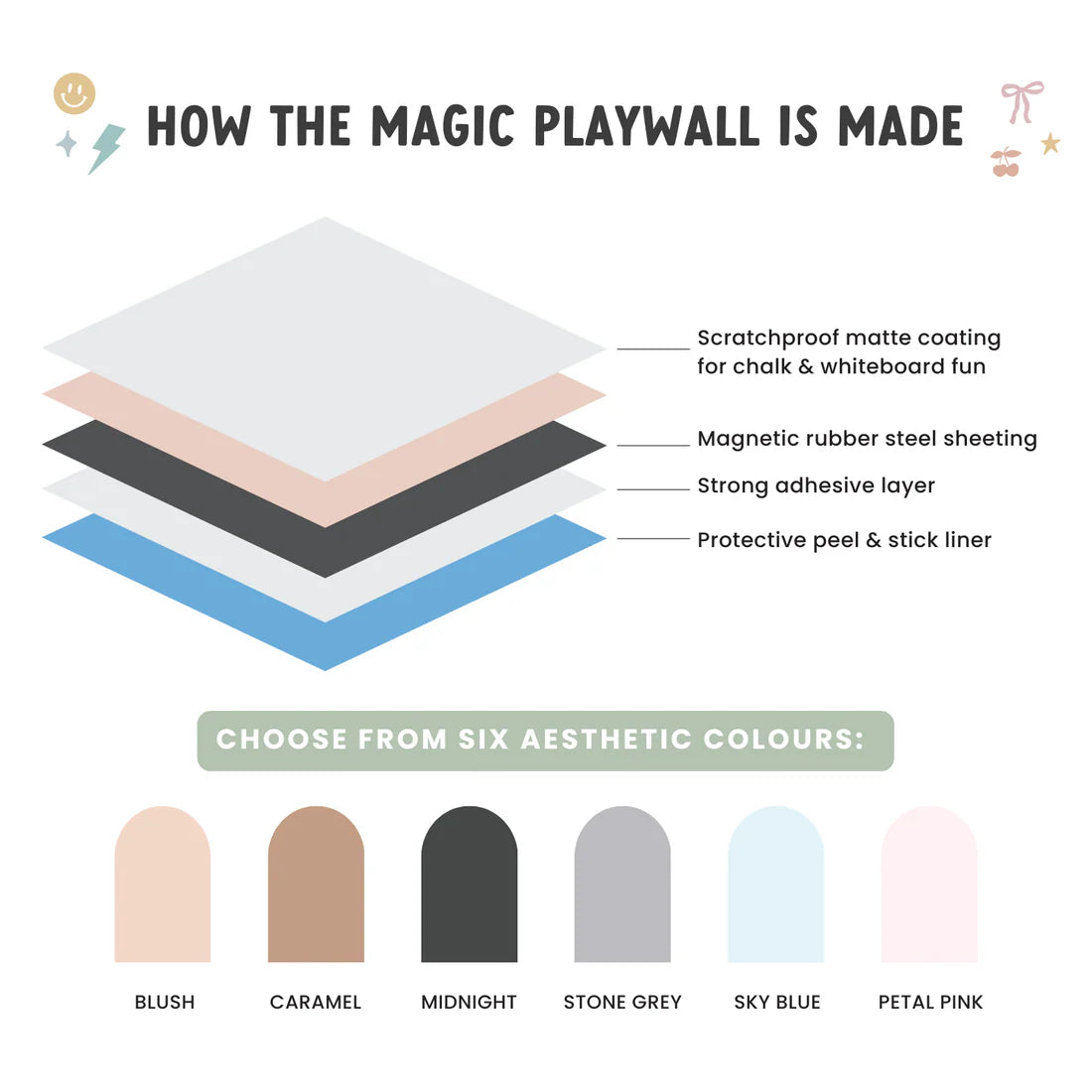 Magic Playwall - Arch Magnetic Wall Decal | Cherrypick