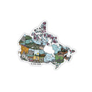 Canada Illustrated Map Magnet-1
