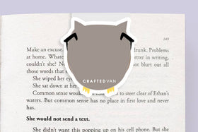 Owl Reading Jumbo Magnetic Bookmark - 0