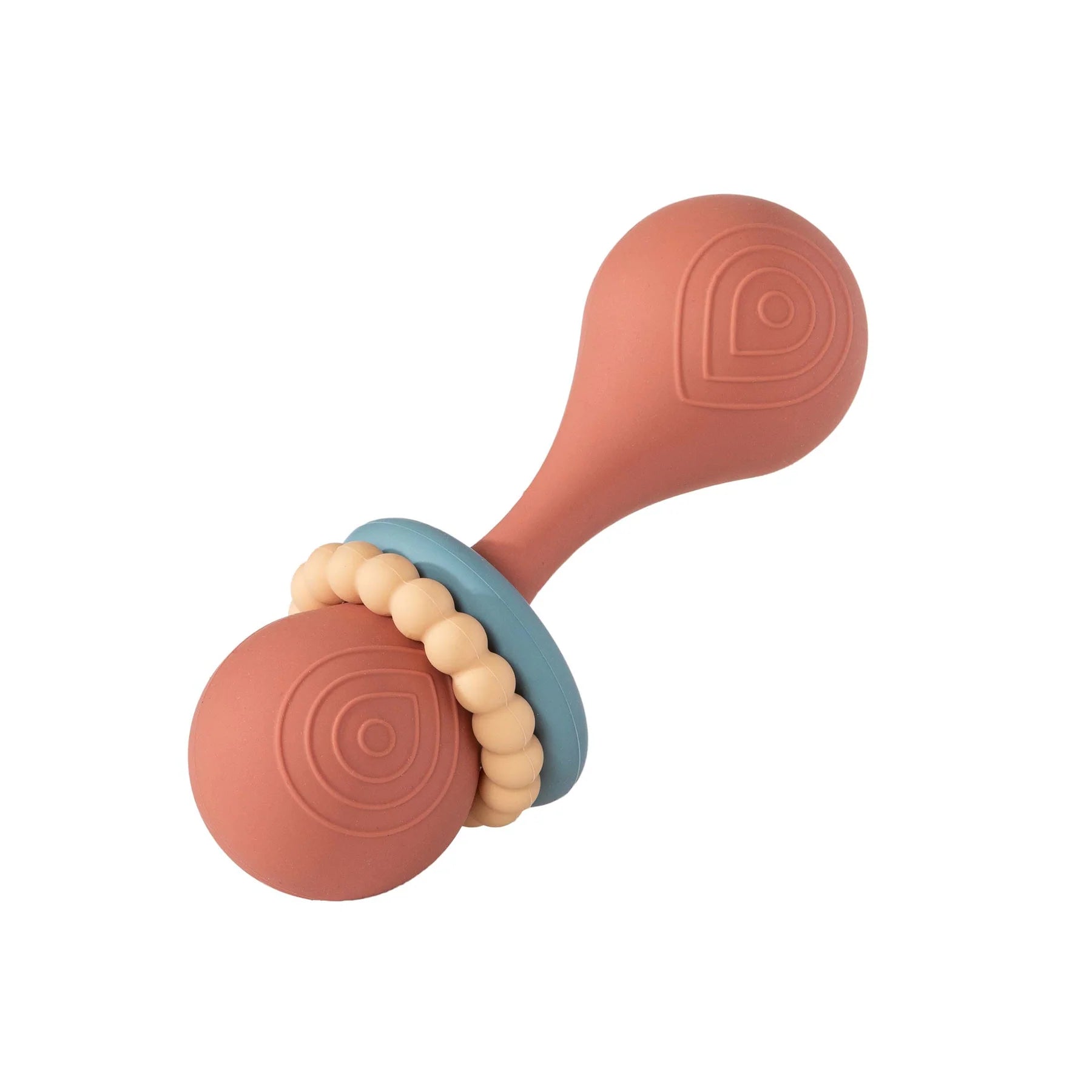 Simply Silicone Rattle - Red