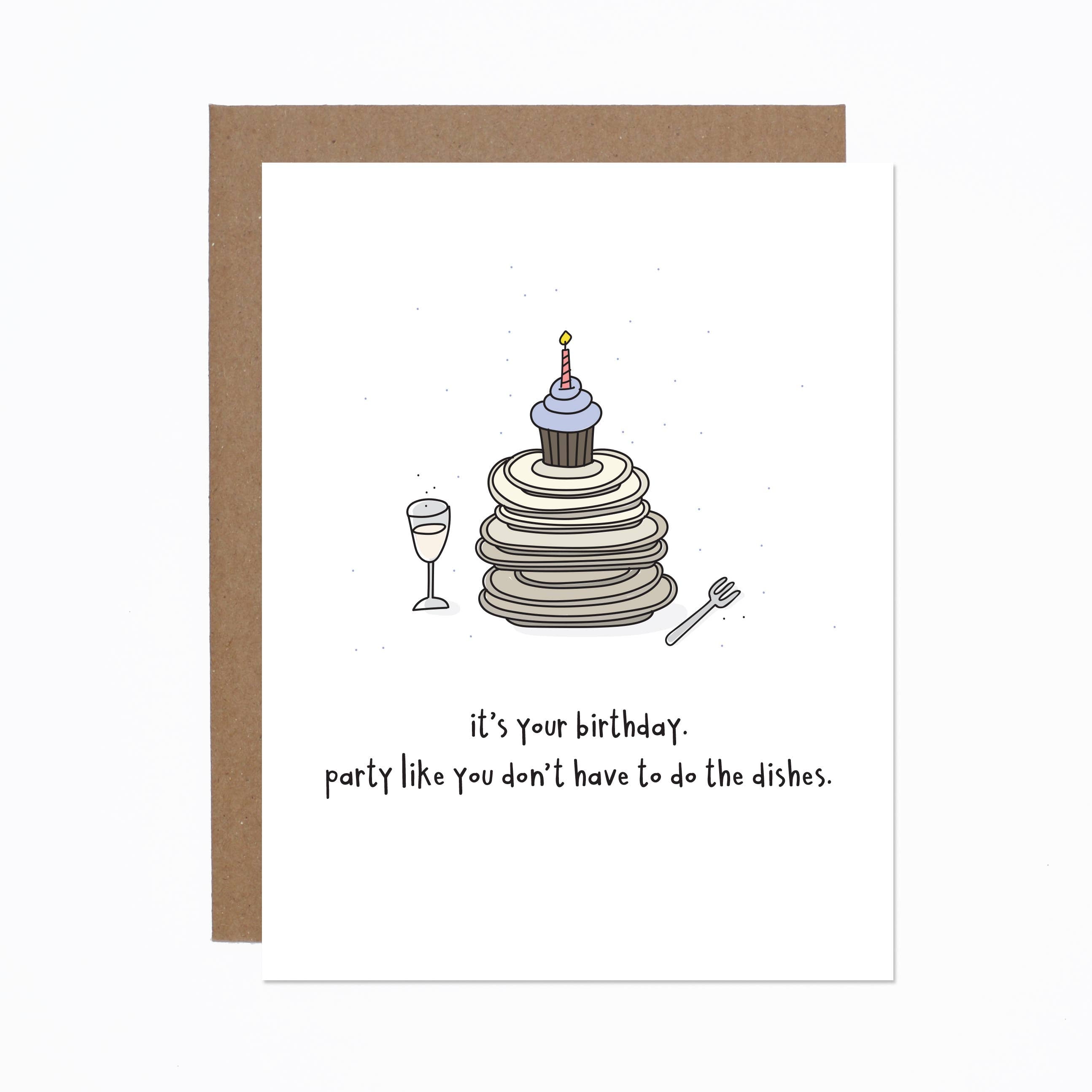 Birthday Dishes Card