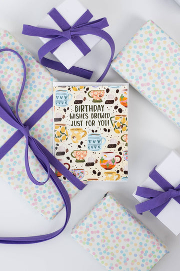 Birthday Wishes Brewed Just For You! - Greeting Card - 0