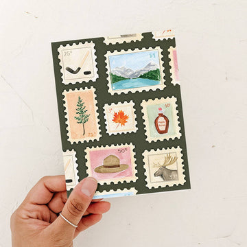 Canadian Stamps Card - 0