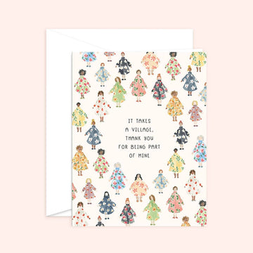 It Takes a Village Card | Thank You Card - 0