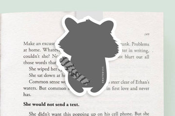 Raccoon Jumbo Magnetic Bookmark - 0